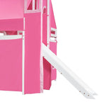 Lit mezzanine avec tente et tour