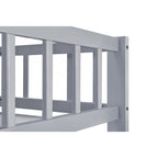 Lit superposé polyvalent avec escalier, rangement supplémentaire et caractéristiques de sécurité
