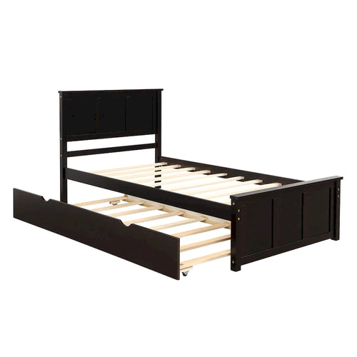 Lit plateforme Espresso avec lit gigogne double