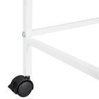 Lit mezzanine en métal Merax, taille double, avec bureau et étagères