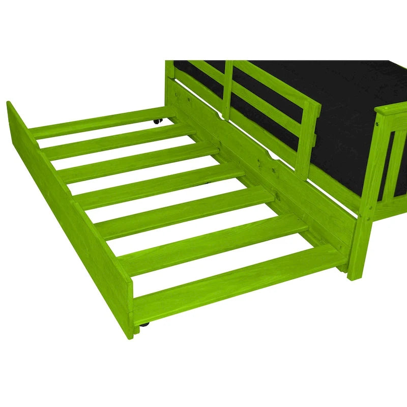 Lit gigogne en pin (taille standard)