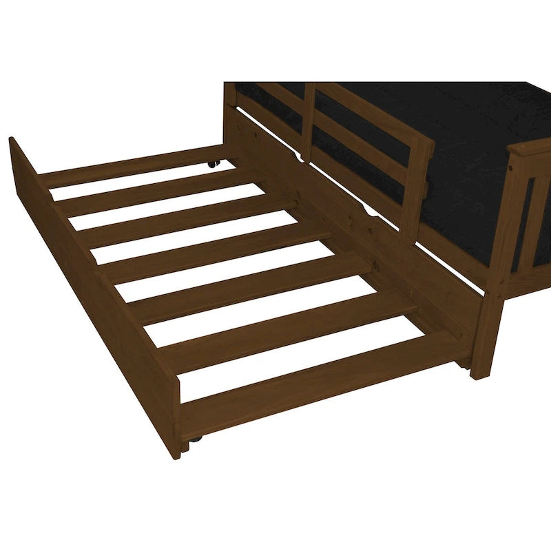 Lit gigogne en pin (taille standard)