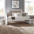 Lit de repos double blanc antique Magnolia Manor sans tiroir-lit