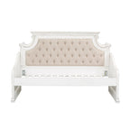 Lit de repos double blanc antique Magnolia Manor sans tiroir-lit