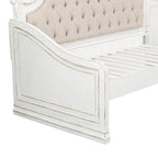 Lit de repos double blanc antique Magnolia Manor sans tiroir-lit