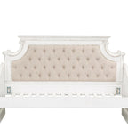 Lit de repos double blanc antique Magnolia Manor sans tiroir-lit